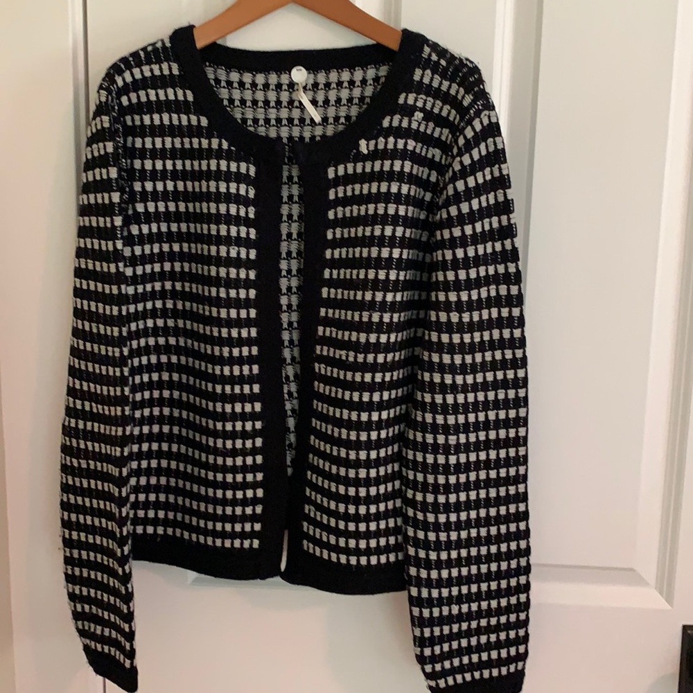 Margaret O’Leary Wool/Cashmere Cardigan Sweater
